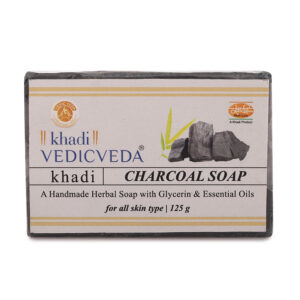 Charcoal Herbal Khadi Glycerin Soap