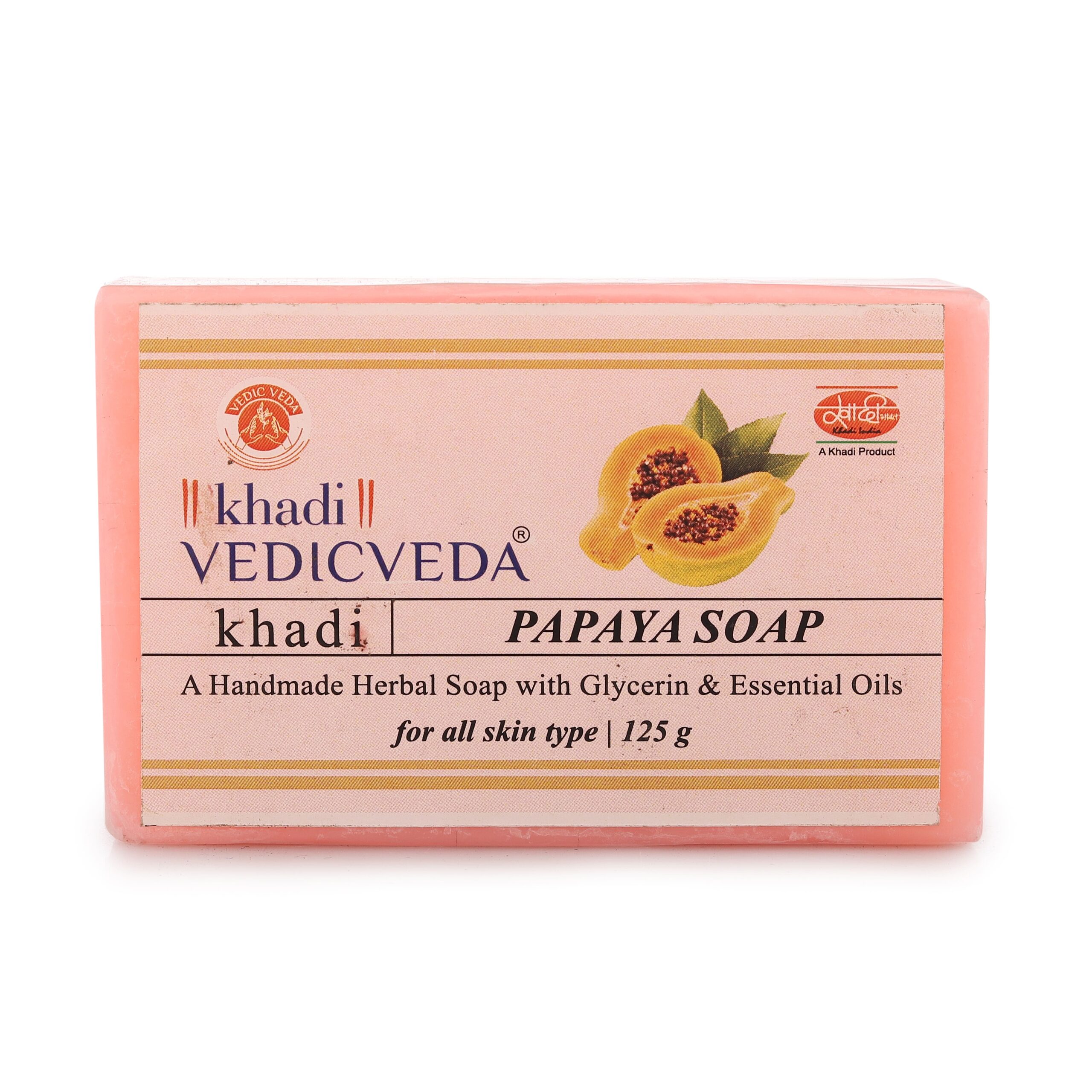 Papaya Khadi Herbal Soap