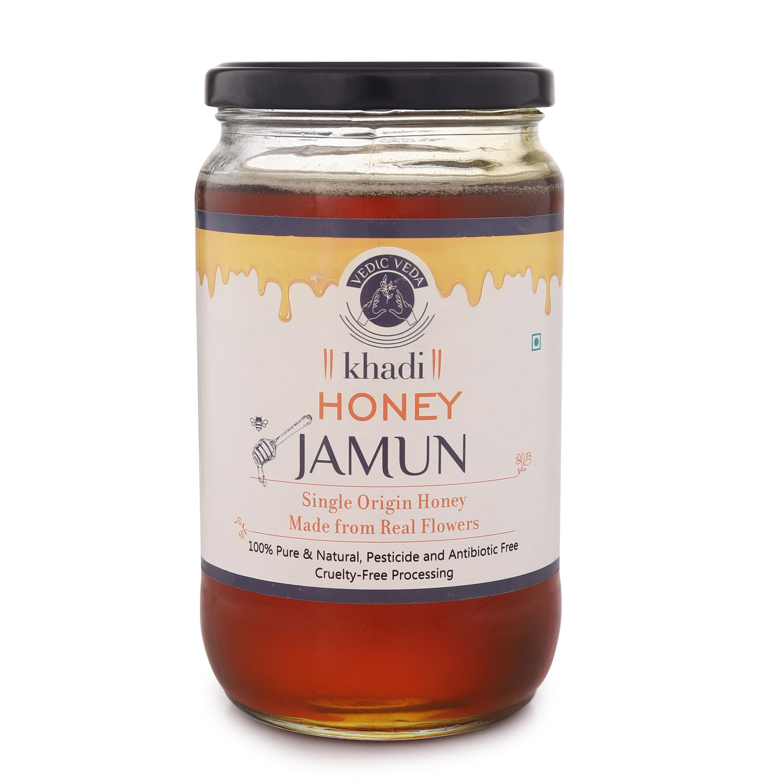 Pure Jamun Honey Organic Honey, KVIC Certified, Pack of 1Kg