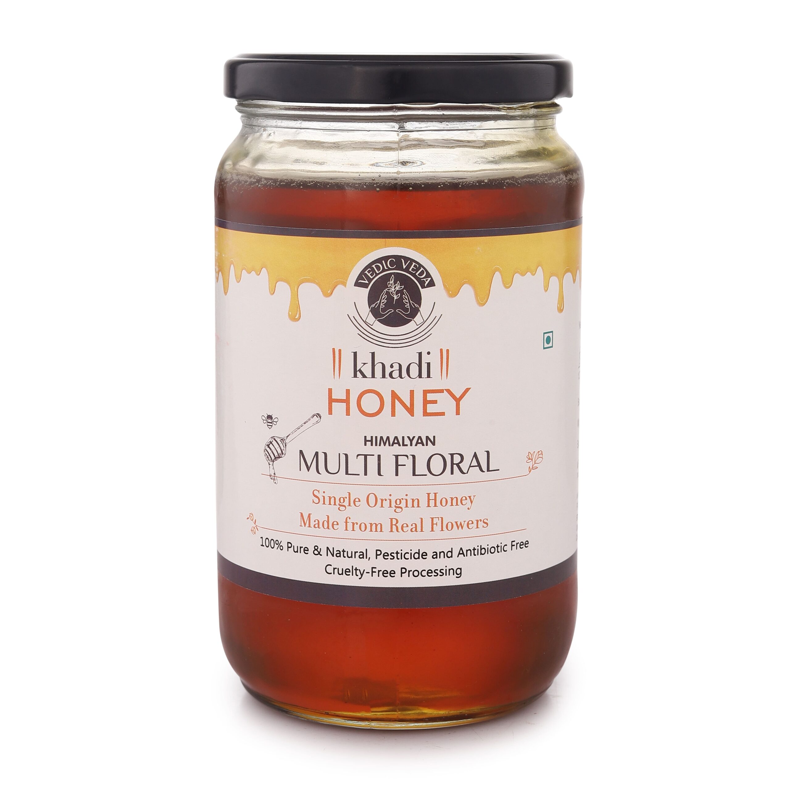 Multi Floral Khadi Honey, Pure Organic | Pack of 1 Kg