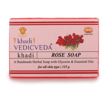 Rose Sandal Glycerin Khadi Soap