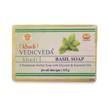 Basil Khadi Herbal Soap, Pure Herbal