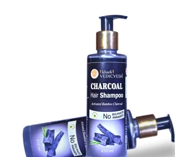 Charcoal Hair Shampoo StBotanica Activated , No SLS/Sulphate, Paraben – Refreshing Menthol 210ml